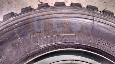 11.00R20 Michelin XZL Tire on Wheel 100% Tread